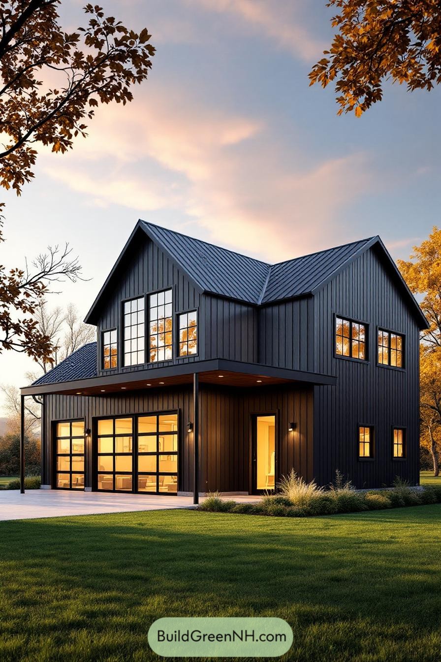 Modern Barndominium with Workshop