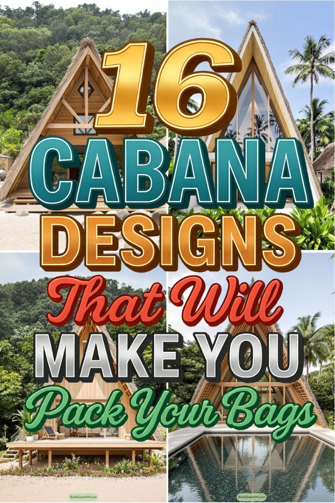 16 cabana designs