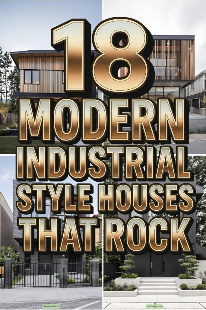 18 modern industrial houses