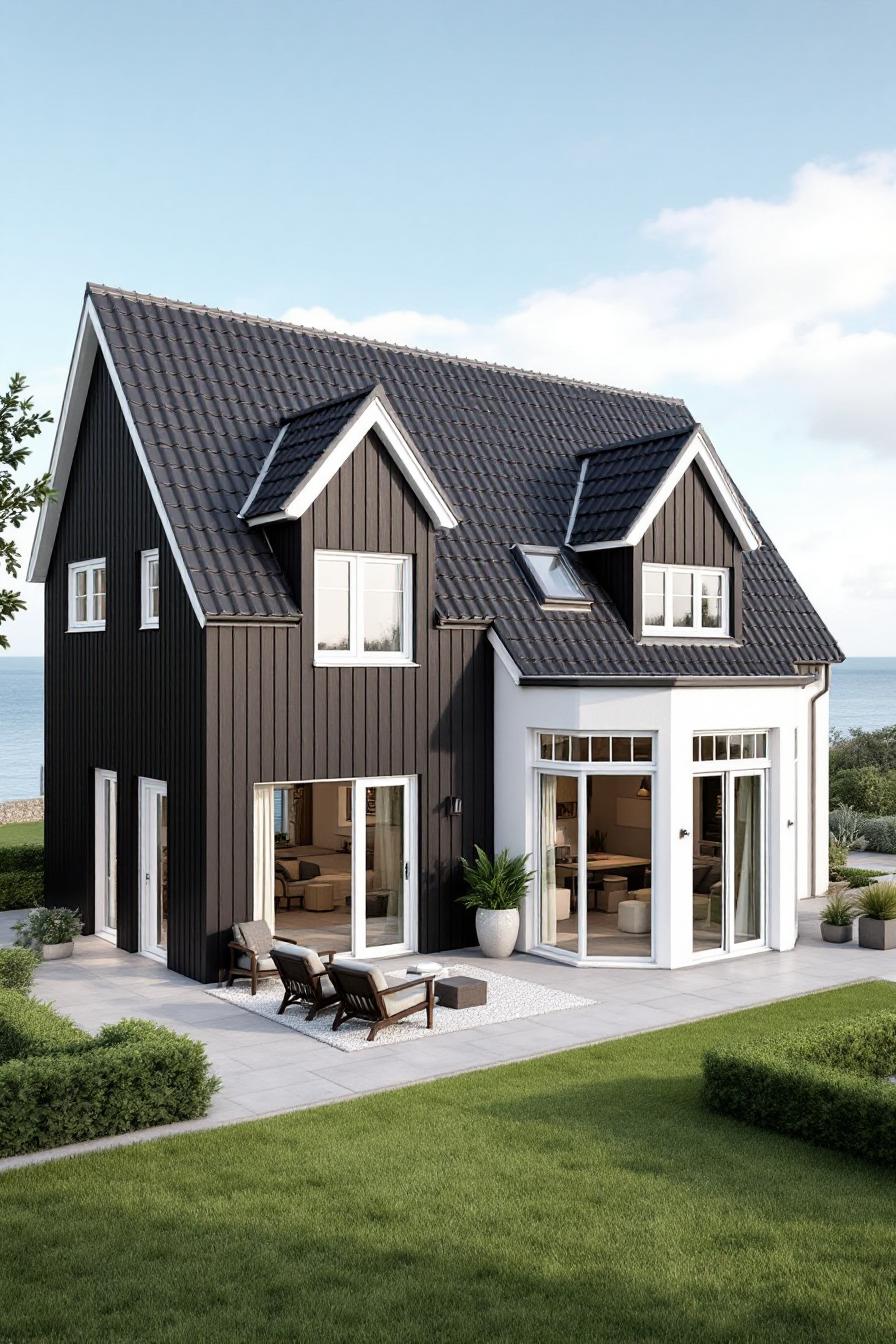 Coastal Danish cottage with modern charm