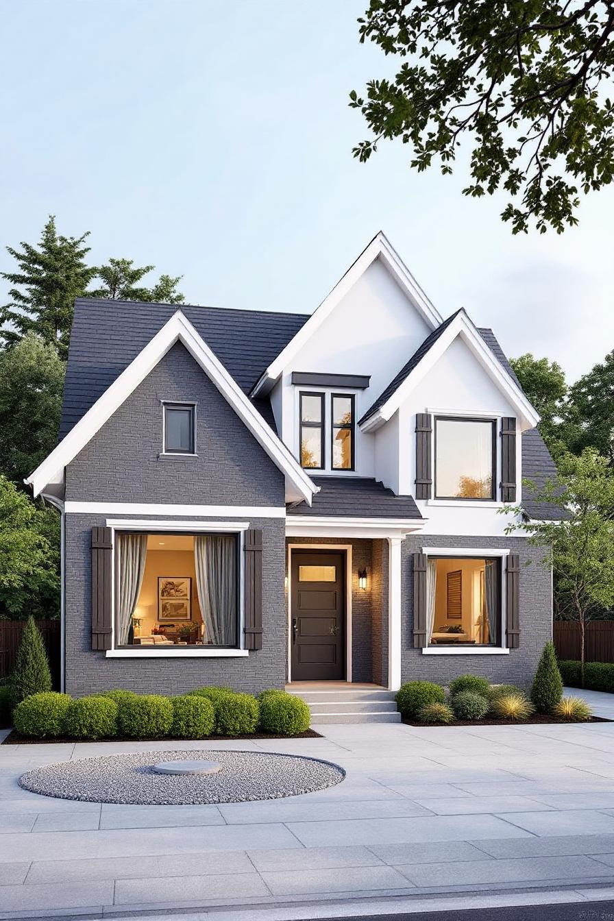 Charming dormer bungalow with modern features and lush surroundings