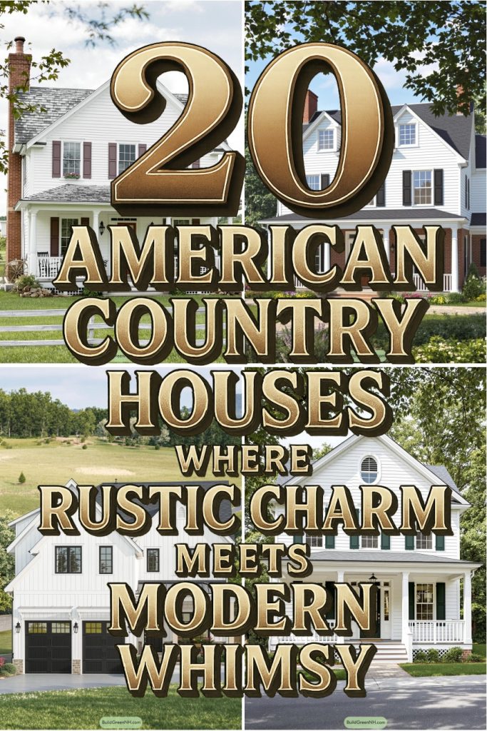 20 american country houses