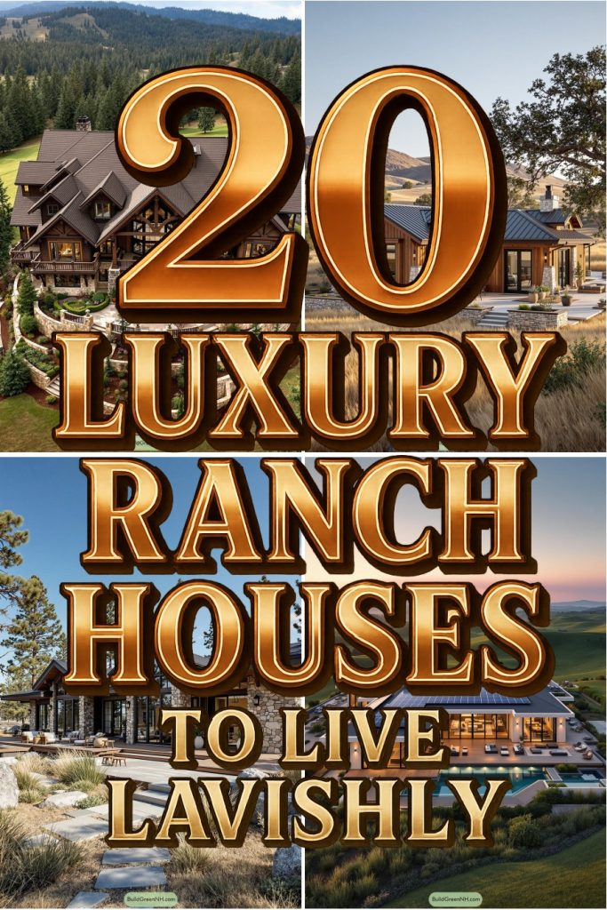 20 luxury ranch houses
