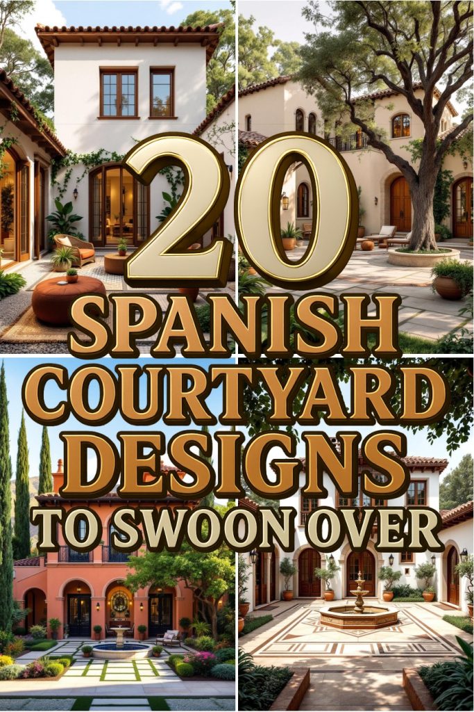 20 spanish courtyard designs