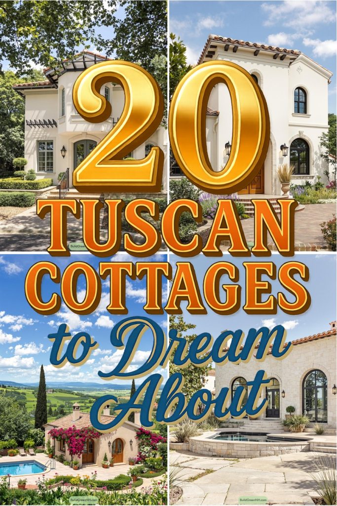 20 tuscan cottages