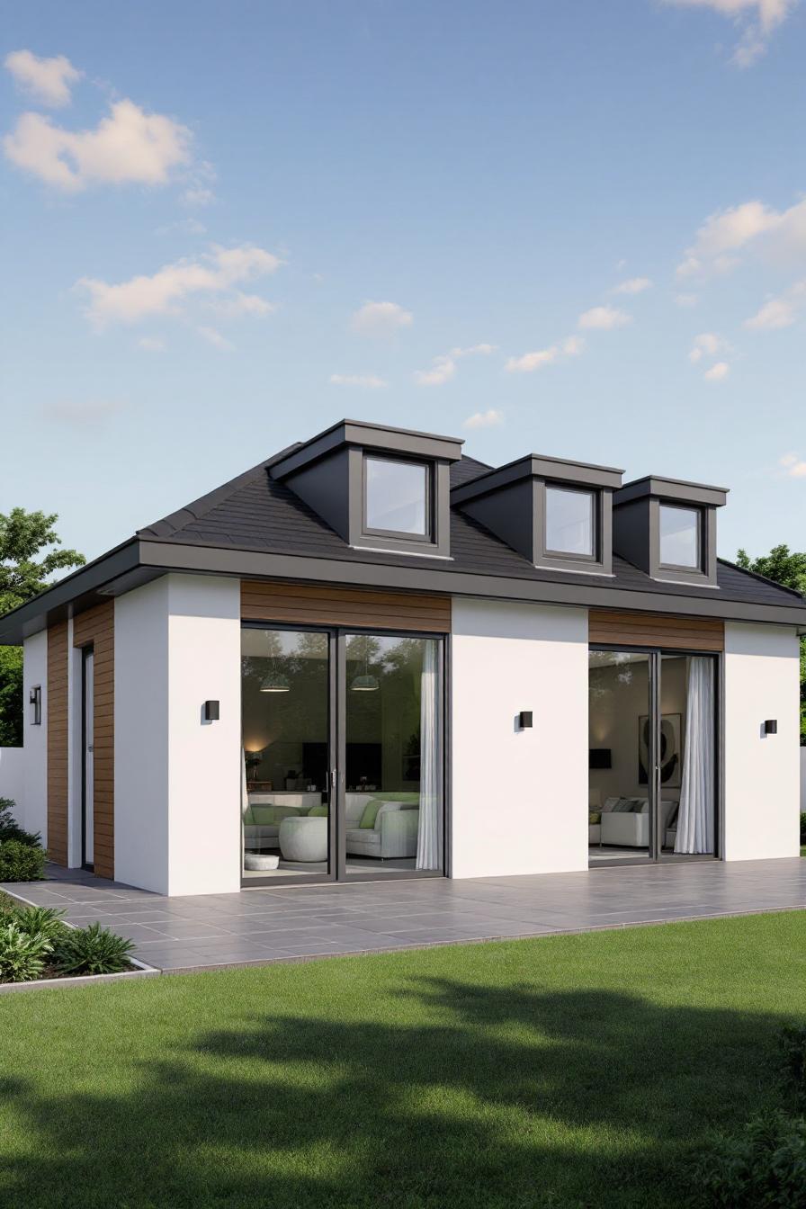 Charming dormer bungalow with sleek design