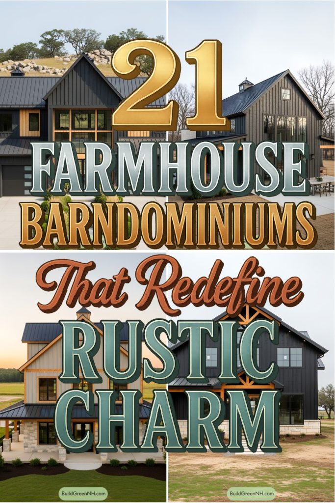21 farmhouse barndominiums