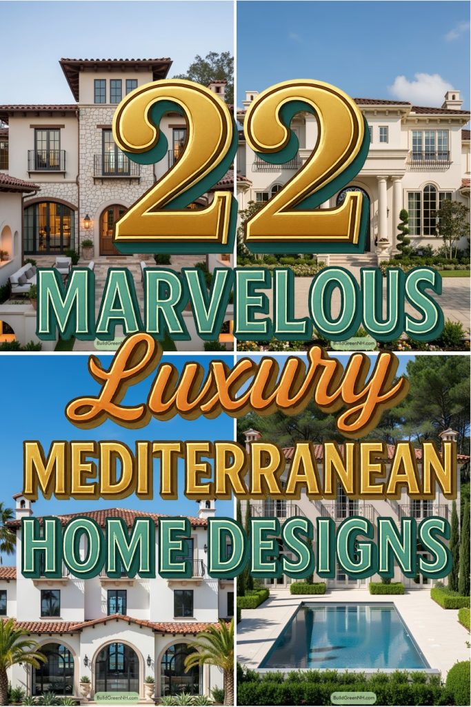 22 luxury mediterranean homes