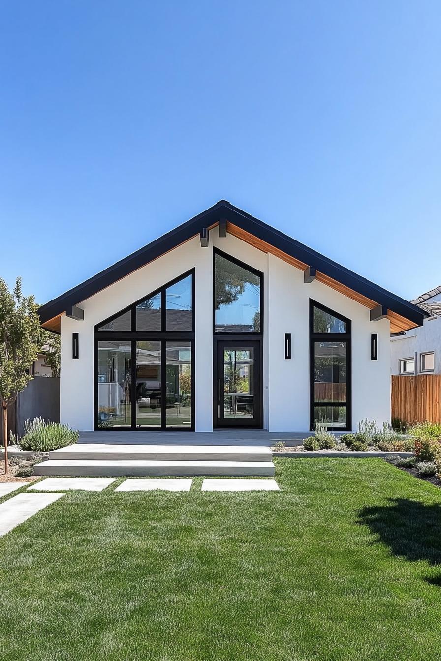 Modern dormer bungalow with sleek design