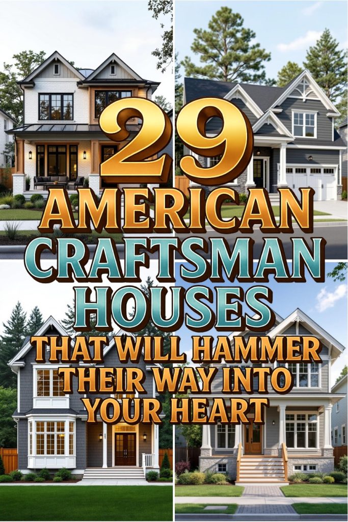29 american craftsman houses