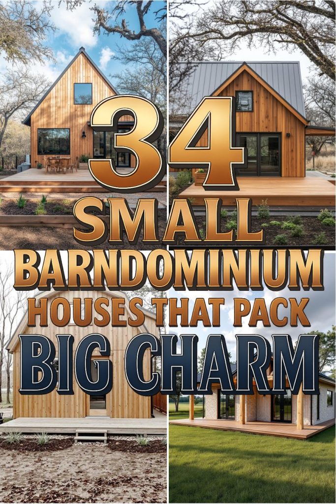 34 small barndo houses
