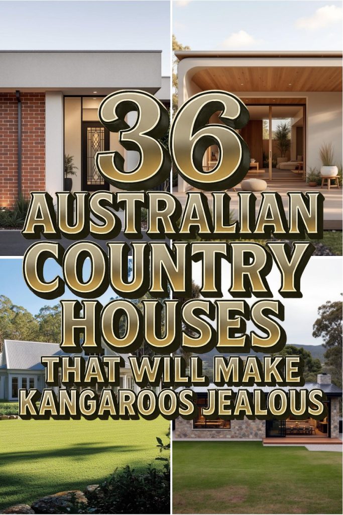 36 australian country houses