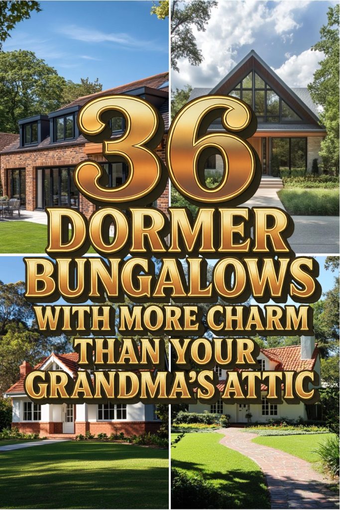 36 dormer bungalow cottages