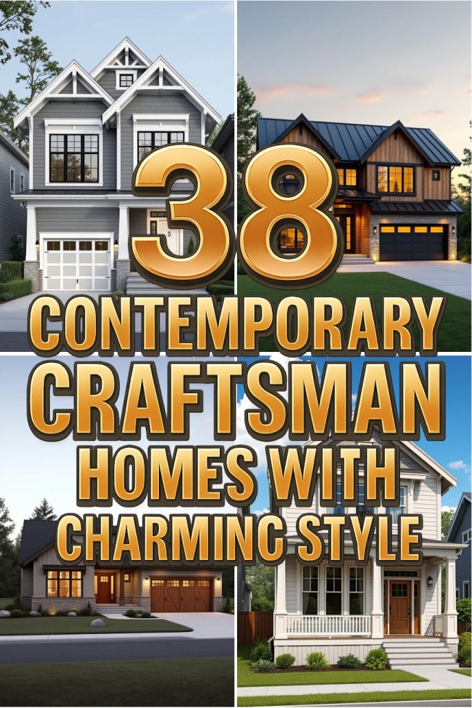 38 contemporary craftsman homes