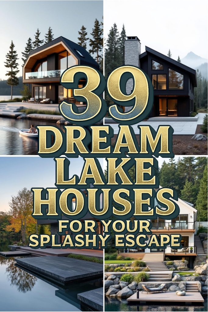 39 dream lake houses pin