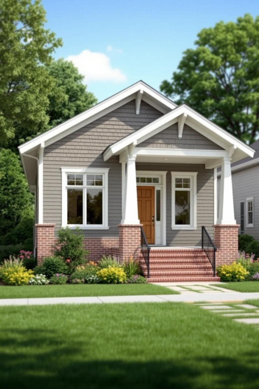 Cozy Craftsman bungalow with a welcoming porch