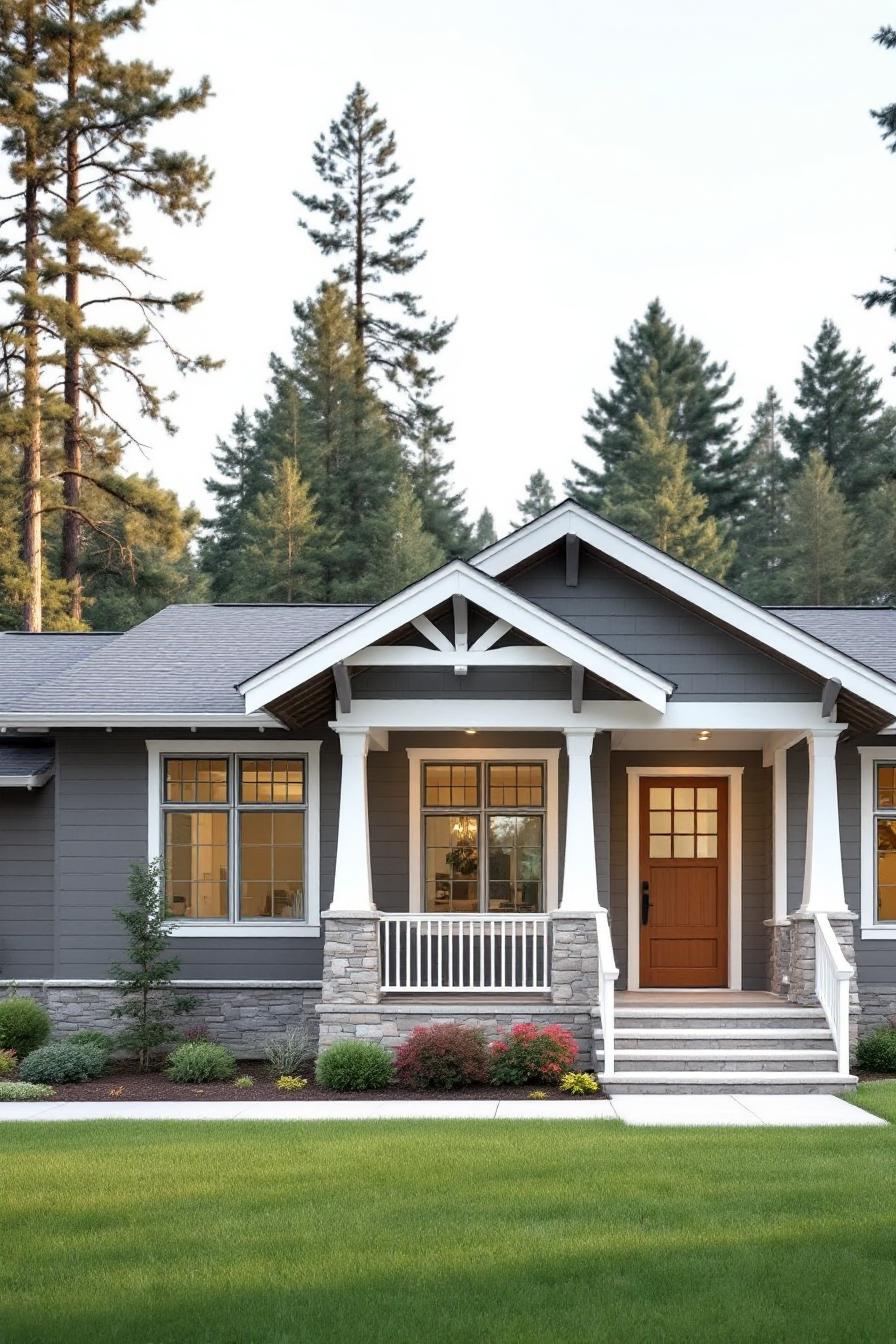 Charming Craftsman with a Stone Porch