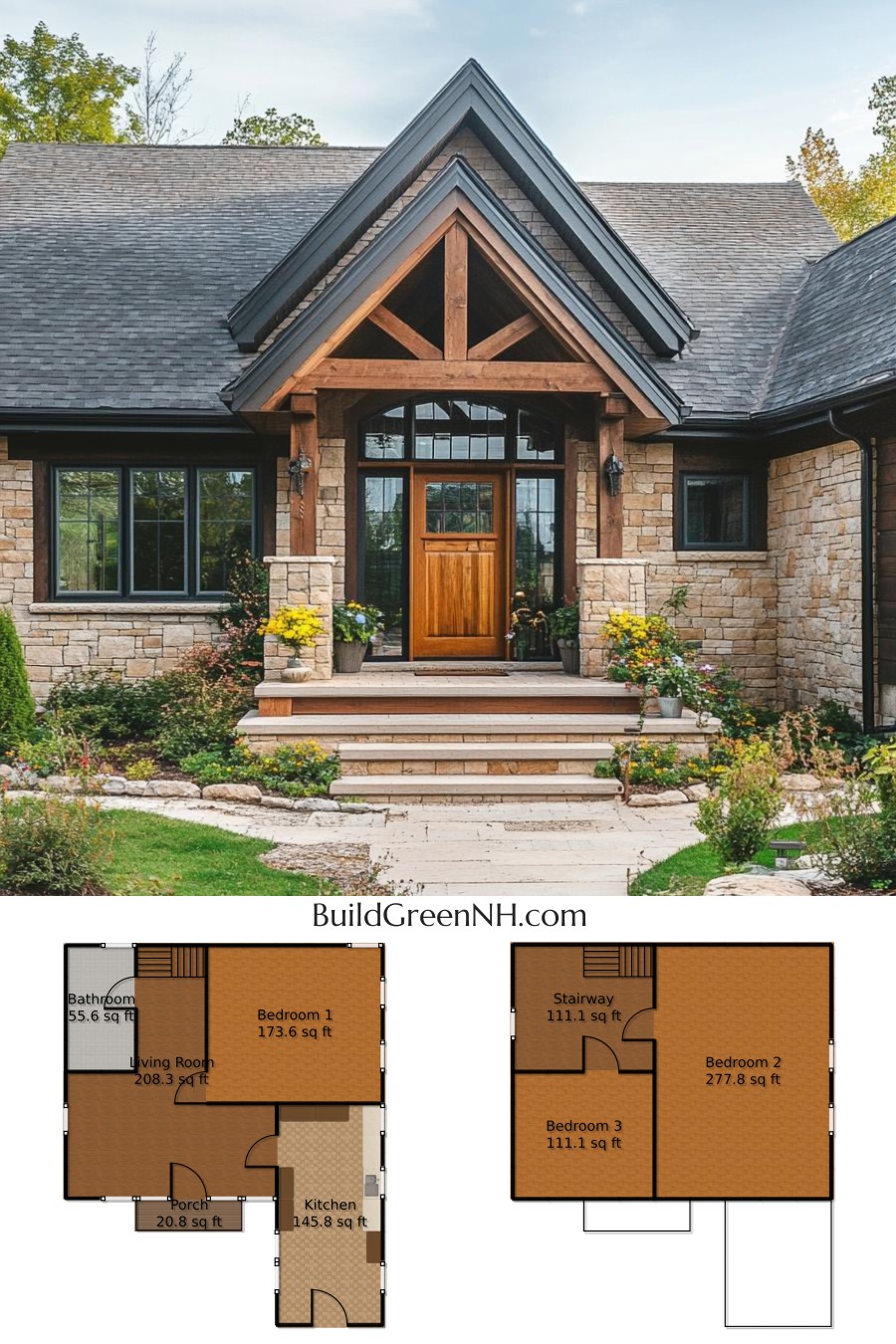 Rustic Retreat with a Rustic Charm: Cottage House Floor Plans