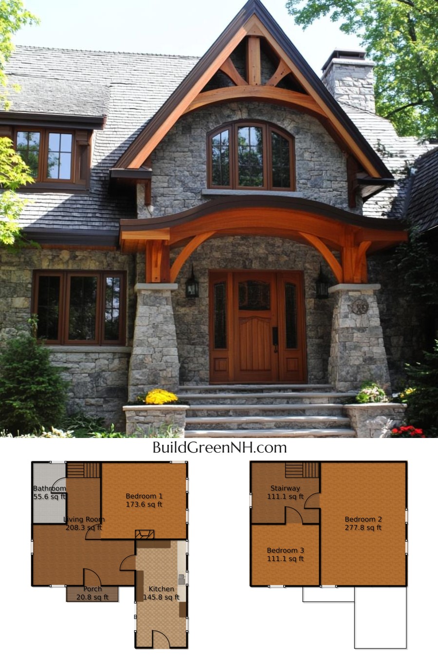 Stone Castle with a Warm Welcome: Cottage House Floor Plans