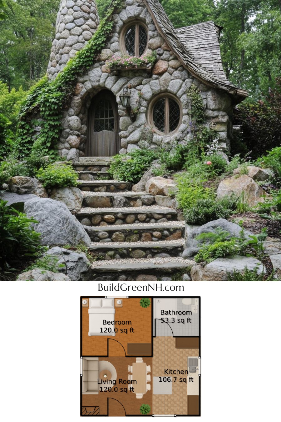 Magical Enchanted Cottage: Fairytale Cottage Floor Plans