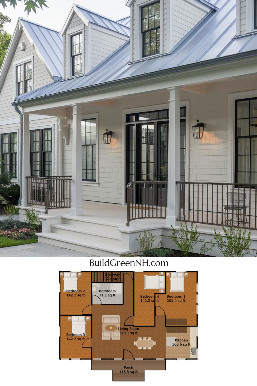 Nestled Nook with a Dash of Sophistication: Cottage House Floor Plans