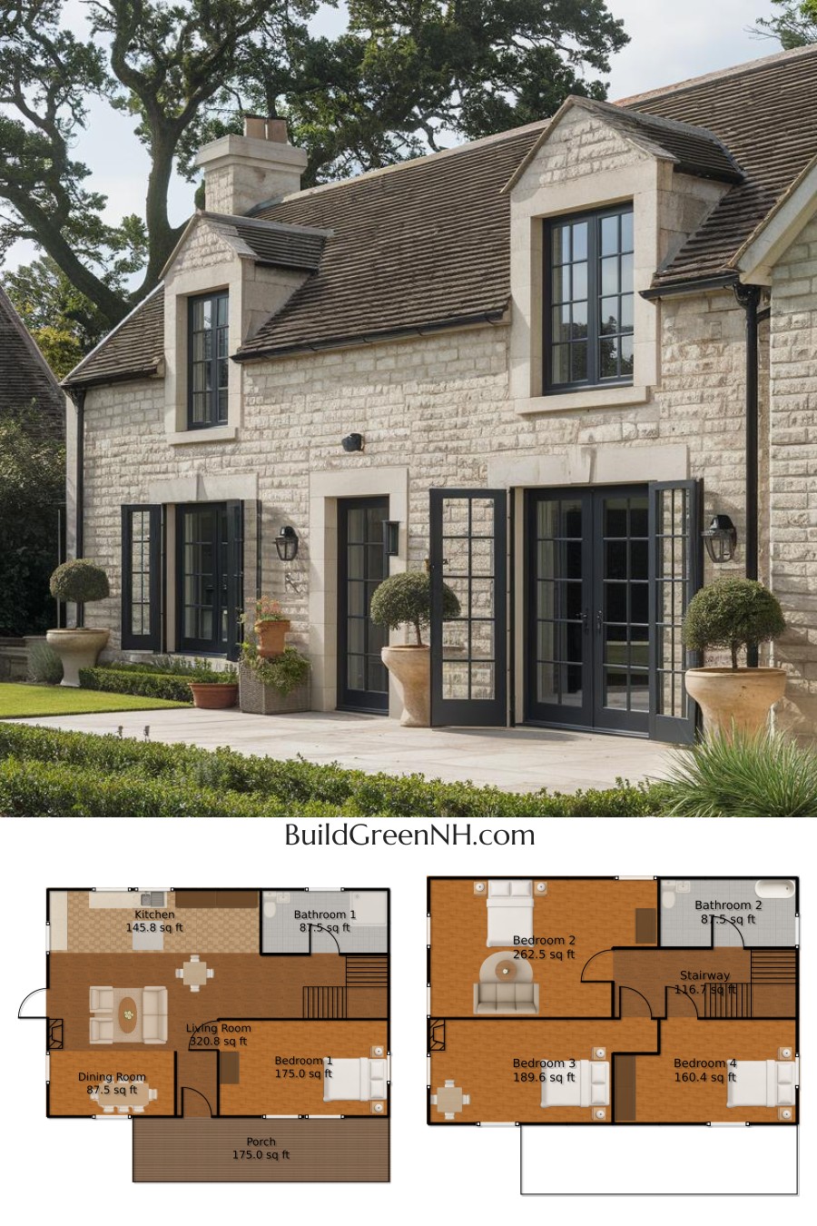 Classic Elegance with a Modern Flair: Cottage House Floor Plans