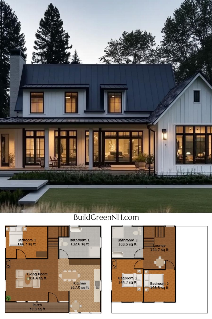 Elegant Evening: One Story Home: One Story House Plans