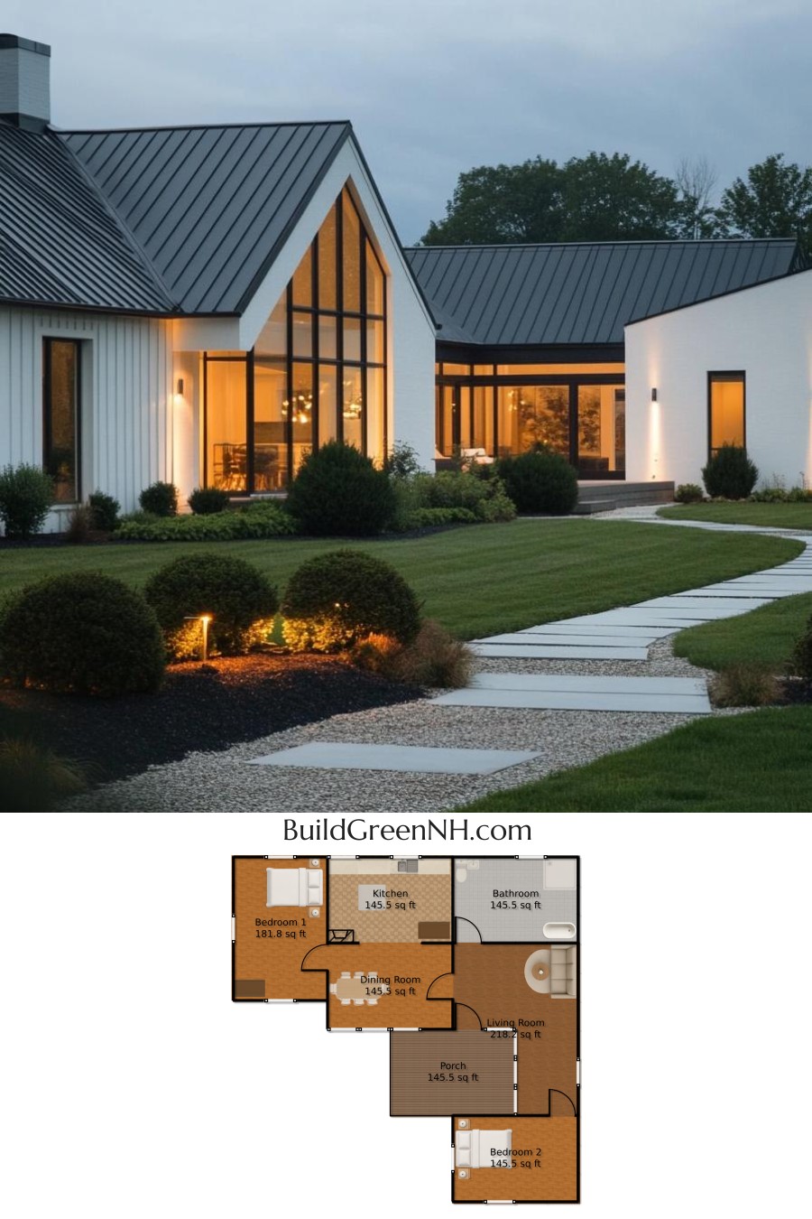 Modern One-Story Marvel: One Story House Plans