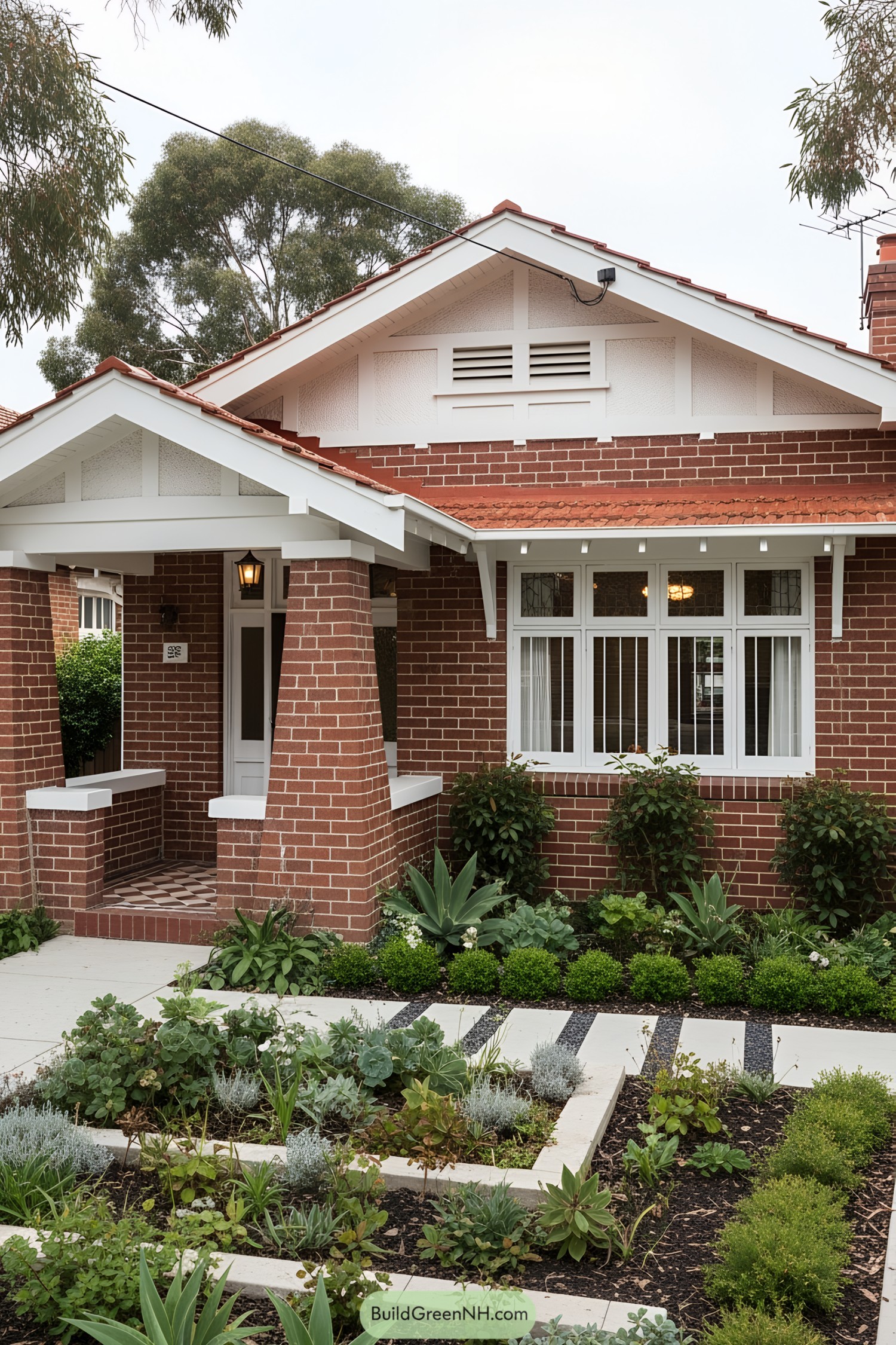 Classic brick bungalow with lush garden
