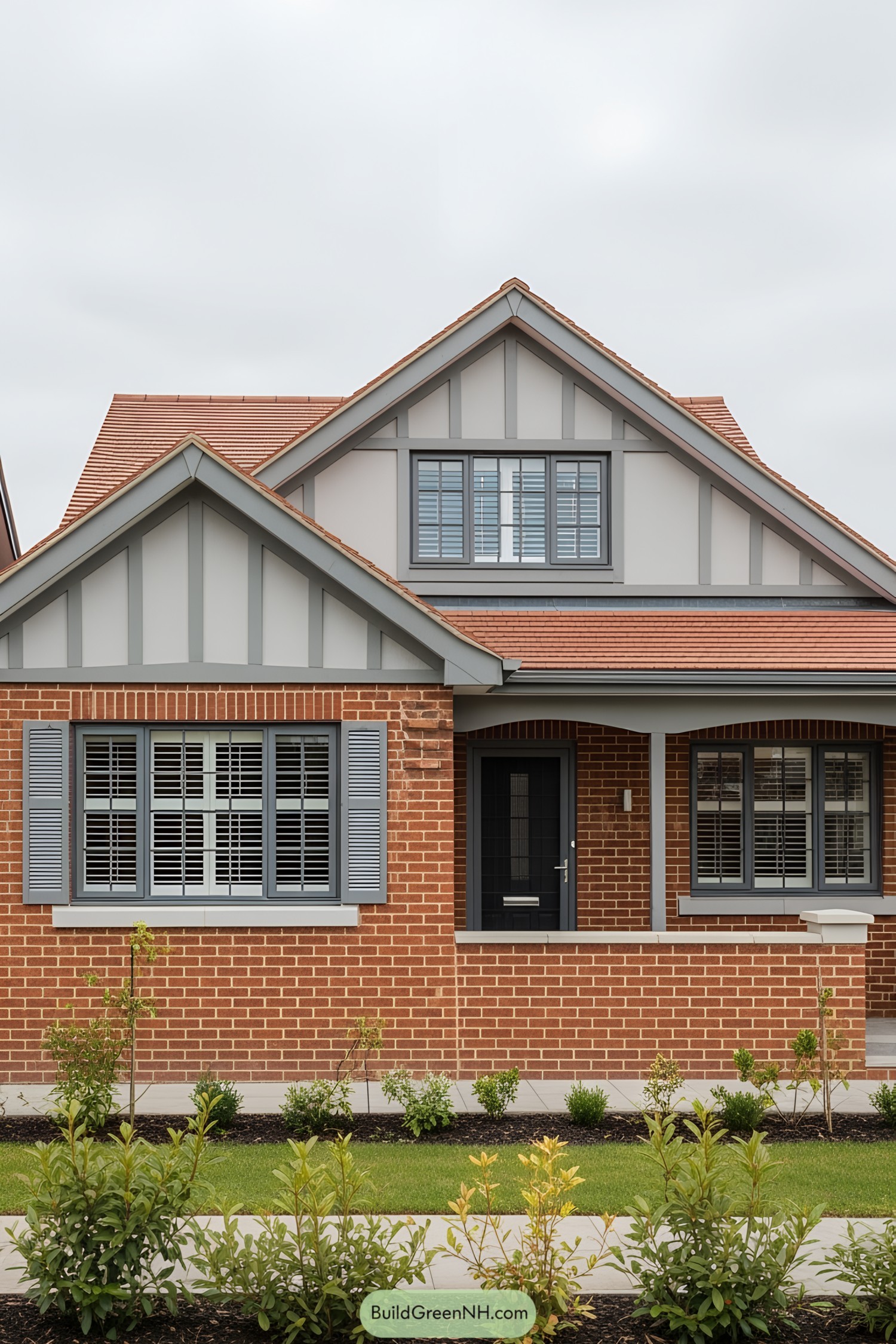 Classic brick bungalow with manicured garden
