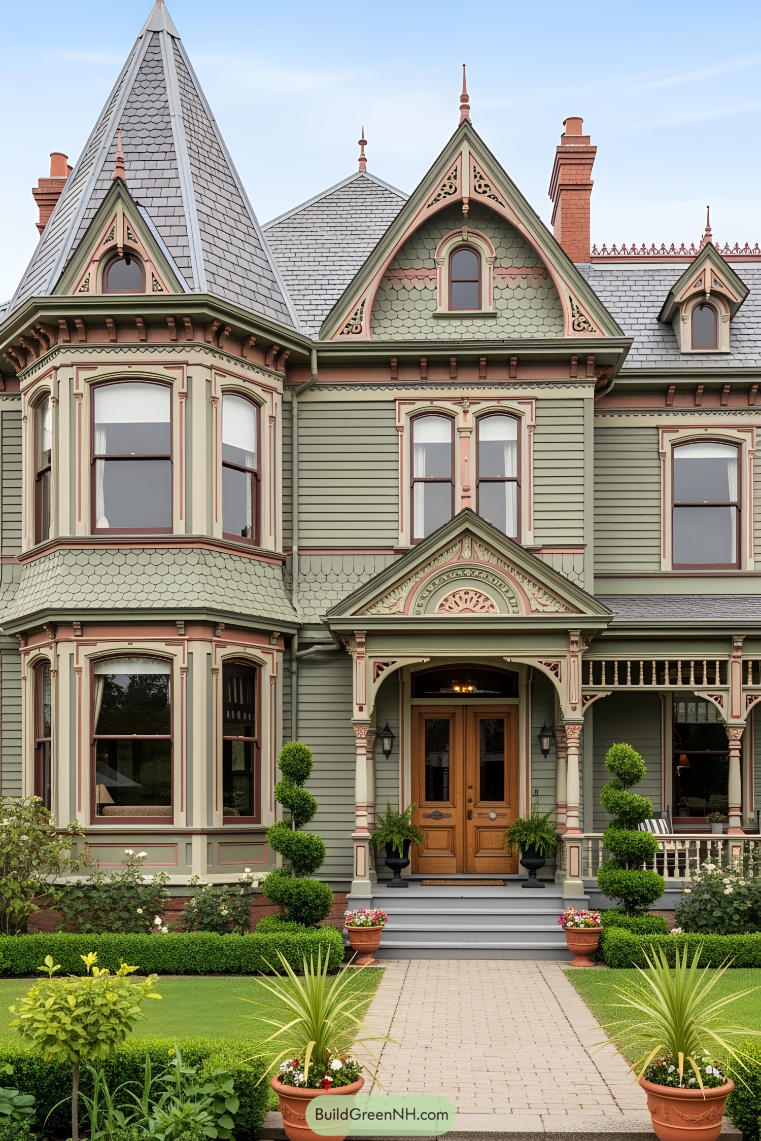 Charming Victorian house with intricate details