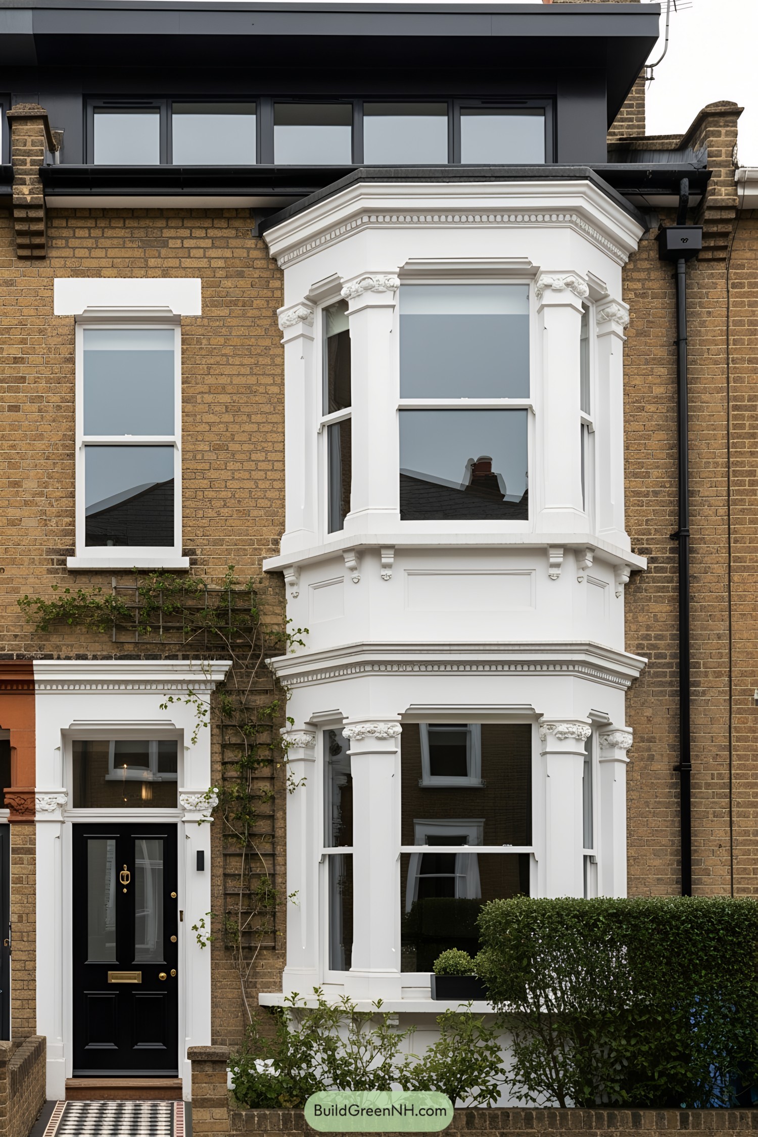 Victorian terrace with a bay window