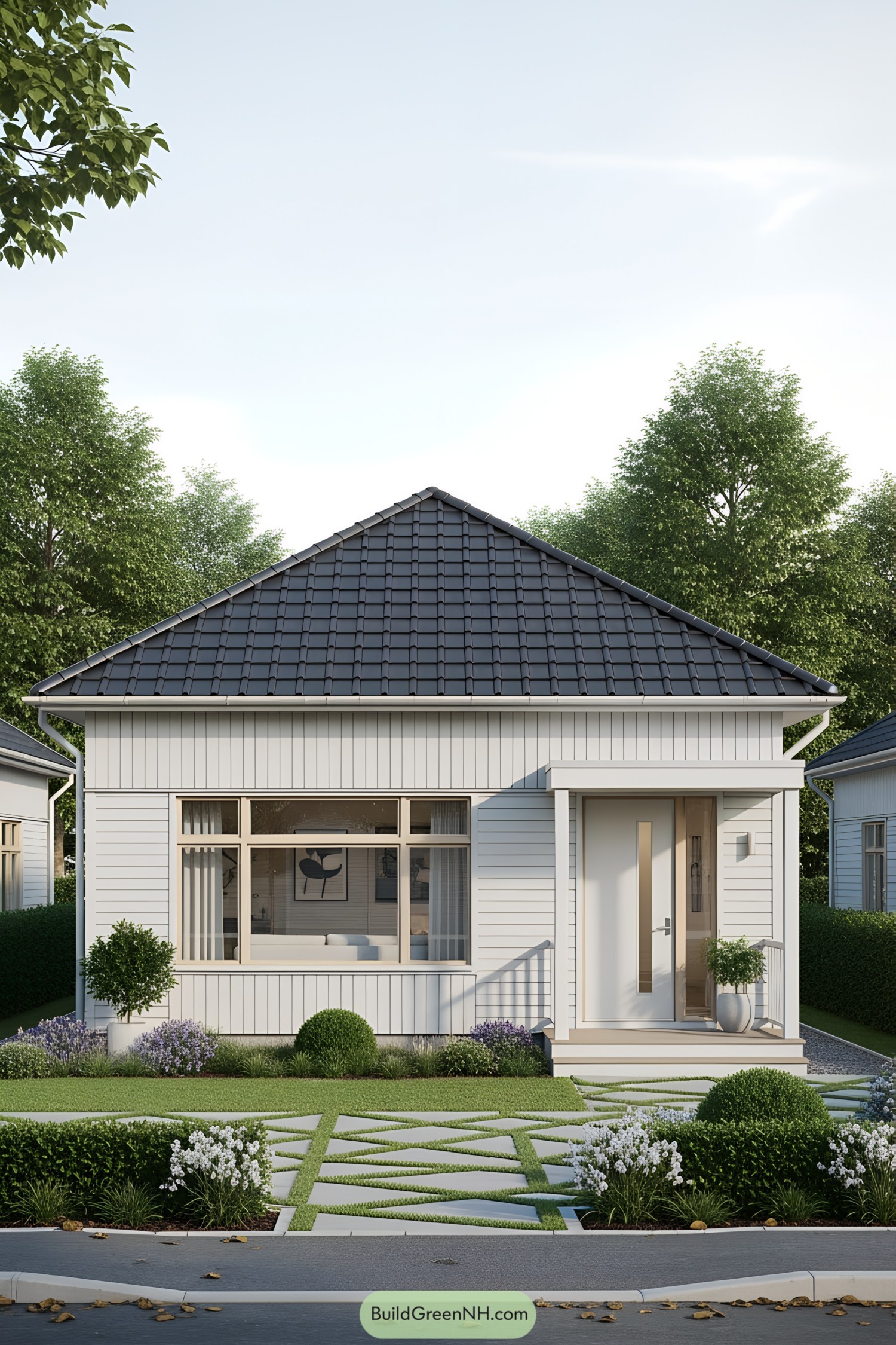 Charming minimalist bungalow with lush garden