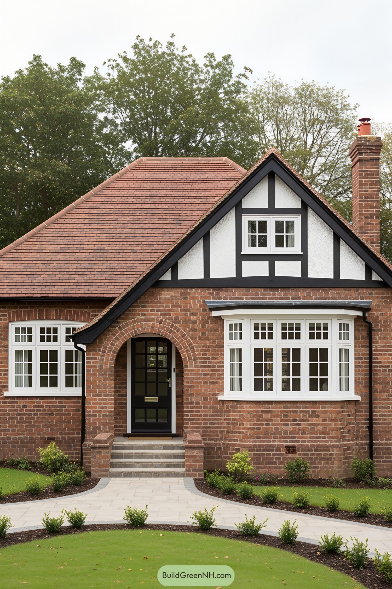 Classic brick bungalow with manicured garden