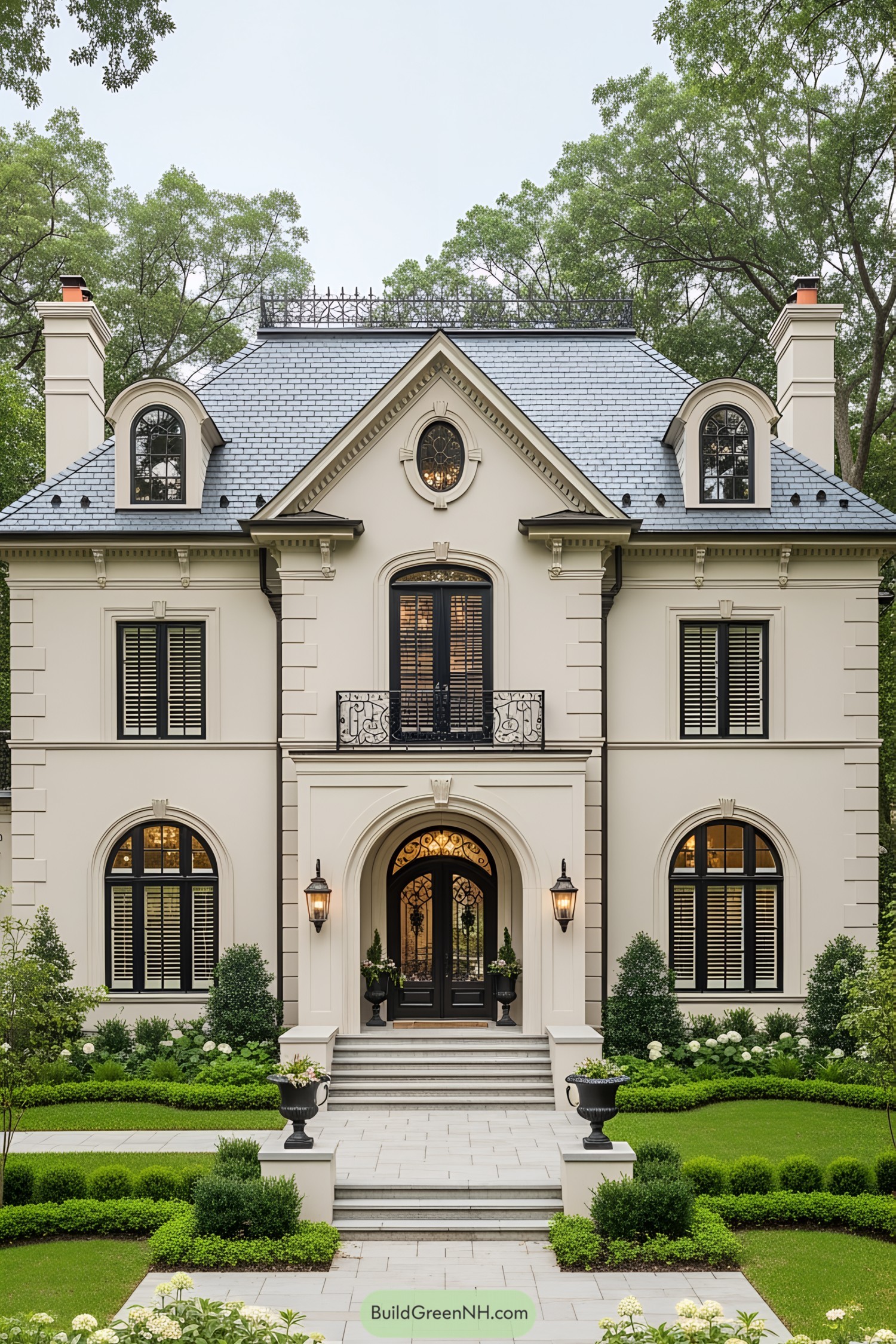 Elegant Victorian home with intricate detailing