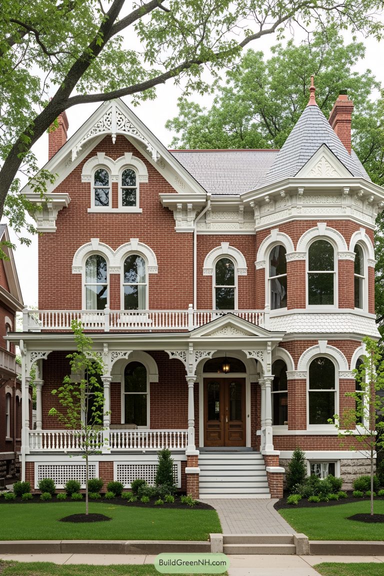 23 Brick Victorian Houses That Ooze Timeless Charm