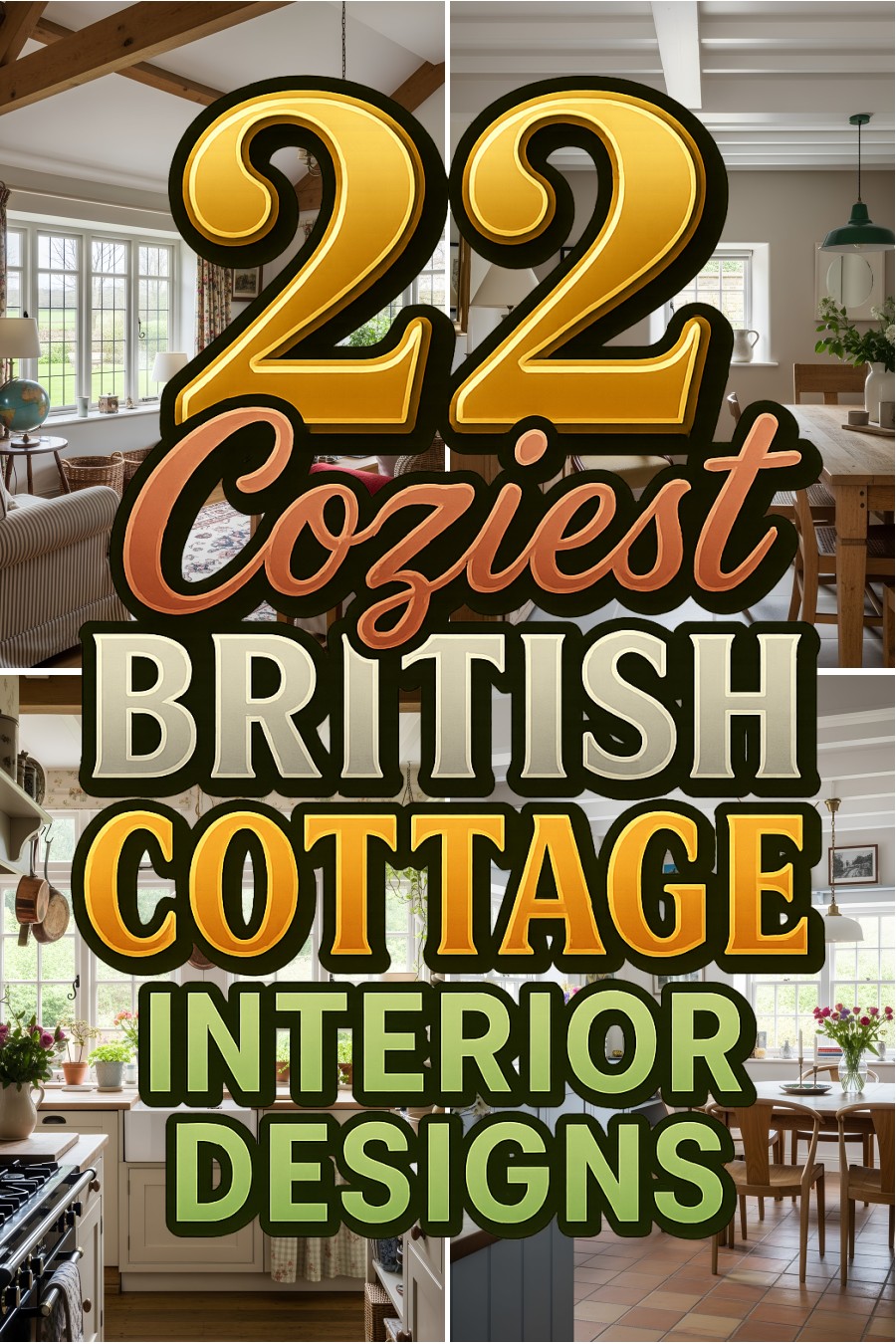 22 Coziest British Cottage Interior Designs