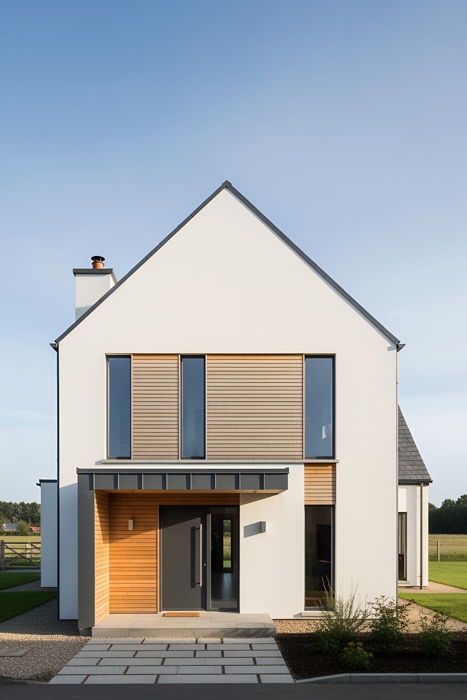 Modern two-story Irish bungalow with clean lines