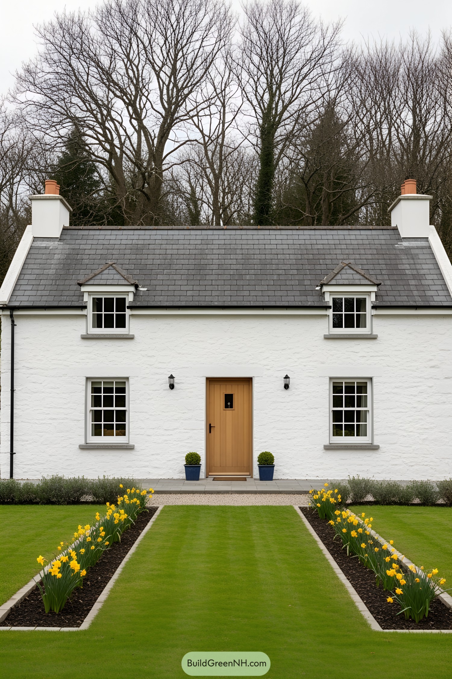 Charming Irish country house with a lush garden