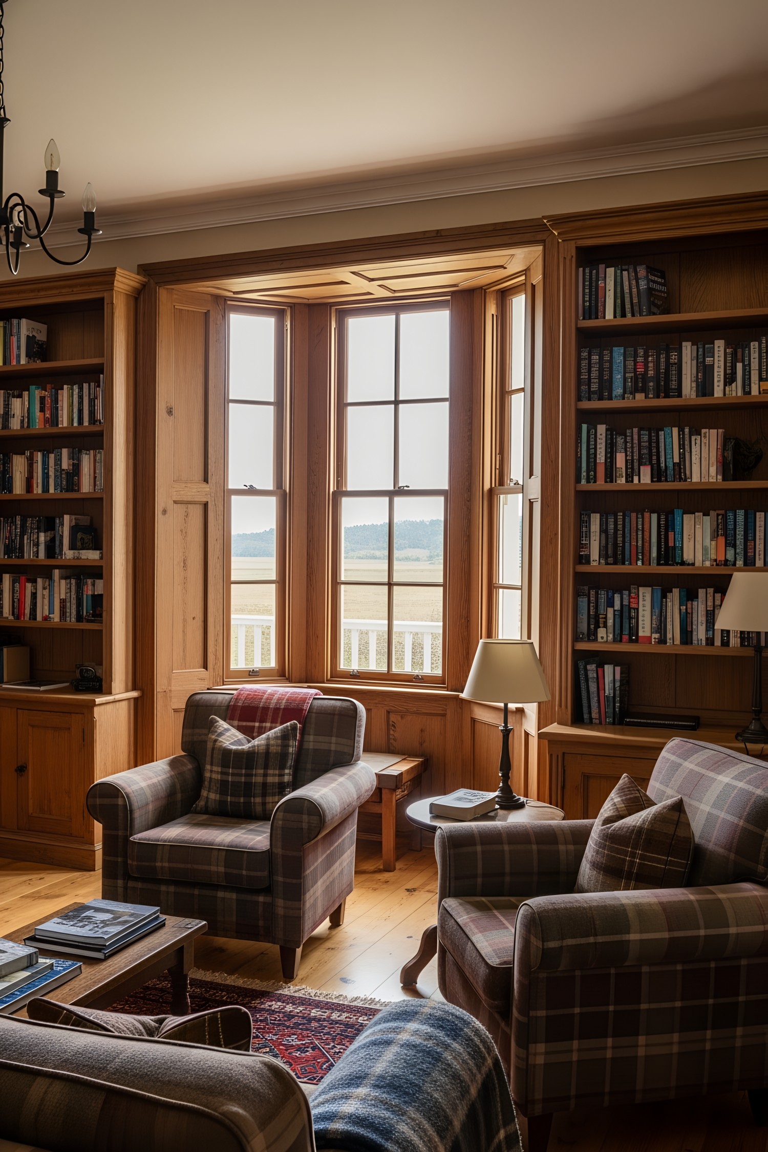 Warm and inviting Scottish cottage interior