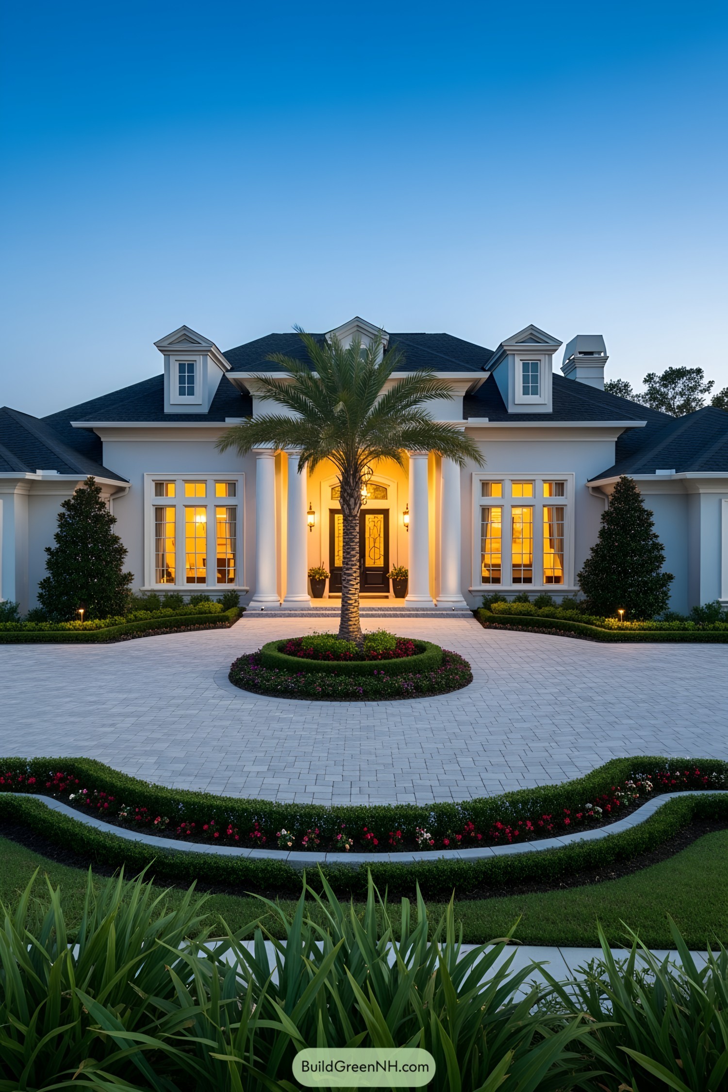 18 Luxury One Story Home Exteriors with a Wow Factor