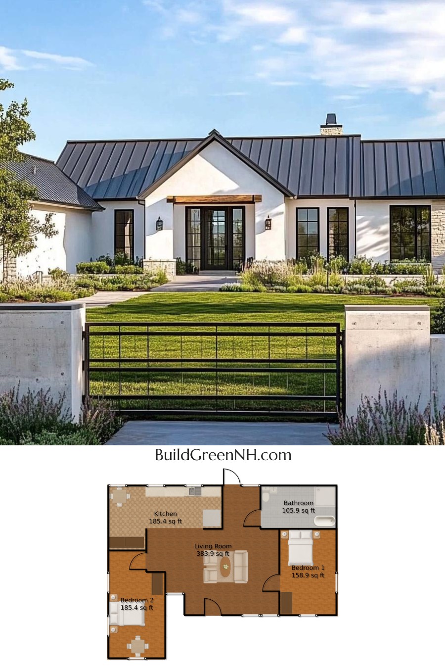 Charming One-Story Retreat: One Story House Plans