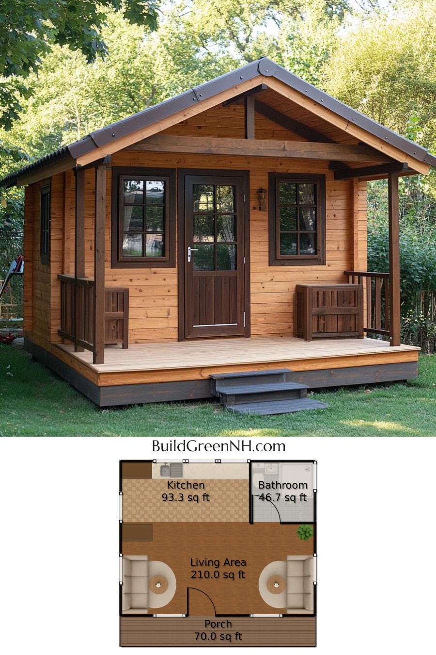 Perfect Spot for Tiny Tranquility Floor Plan