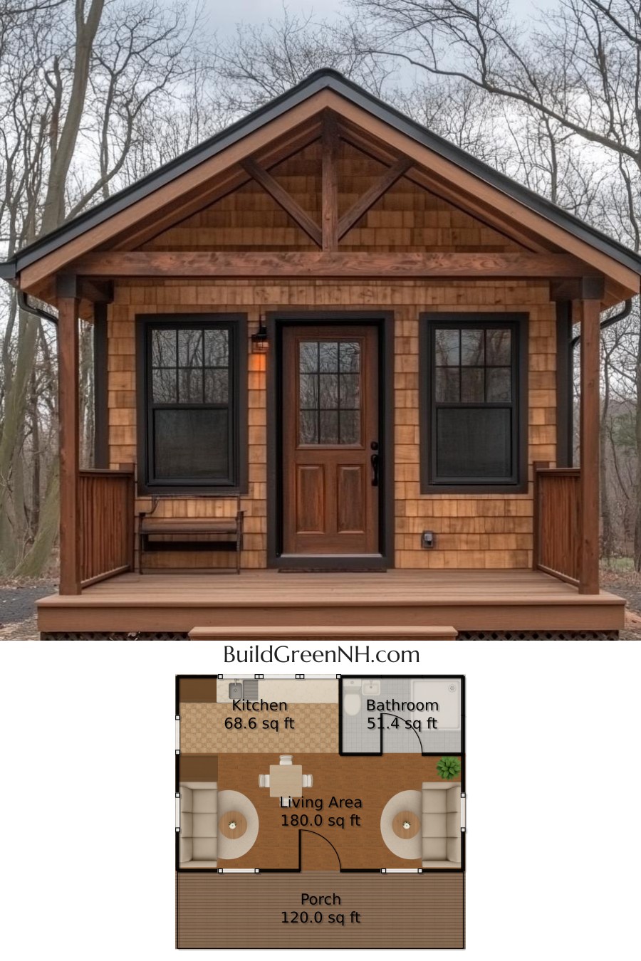 A Pint-Sized Palatial Paradise: Small Cabin Floor Plans