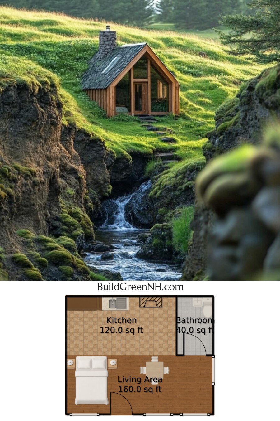 Whimsical Woodland Nook: Small Cabin Floor Plans