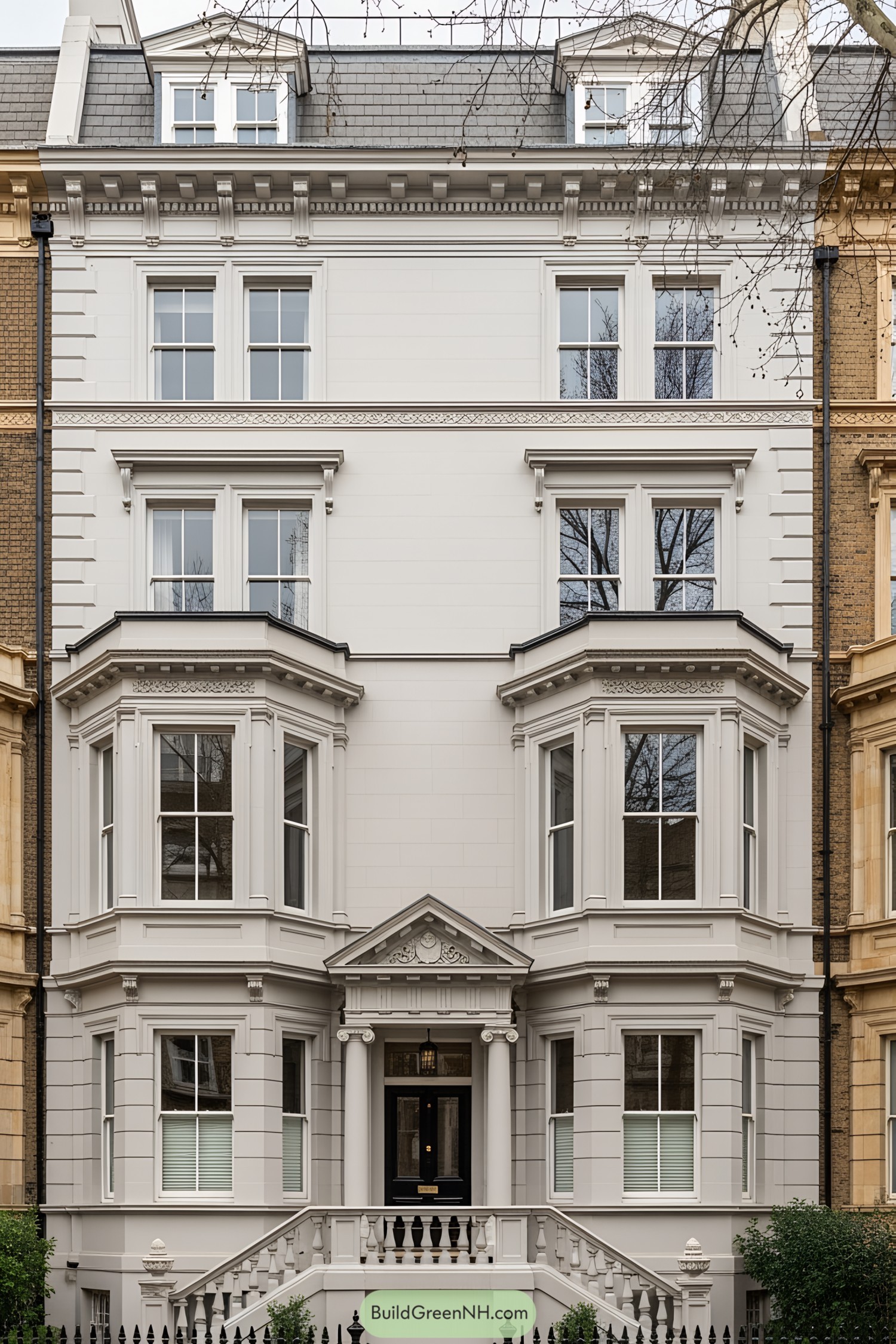 Classic Victorian townhouse with ornate details