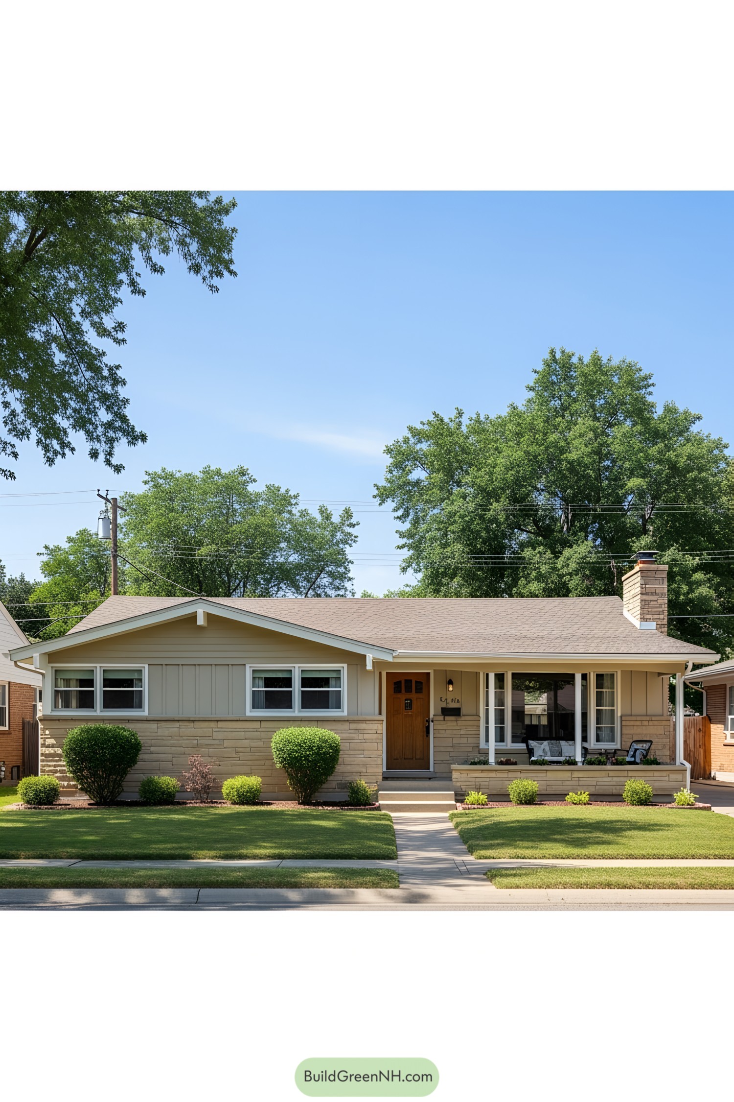 Charming mid-century brick ranch house