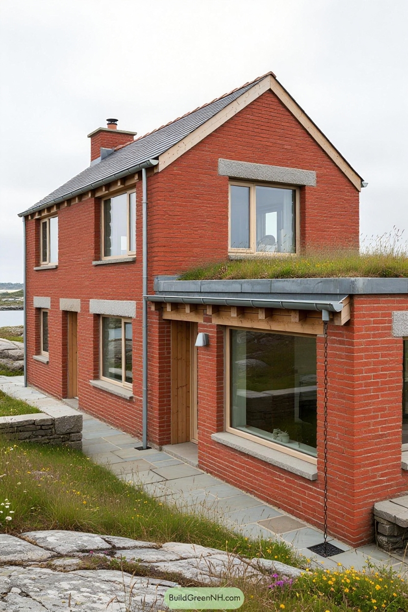 change house siding to red brick