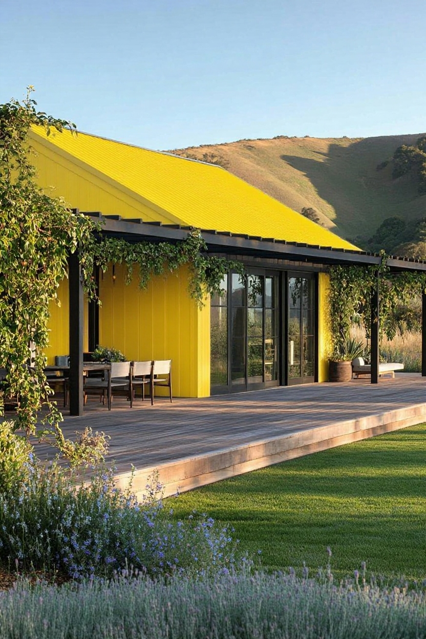 change house color to yellow
