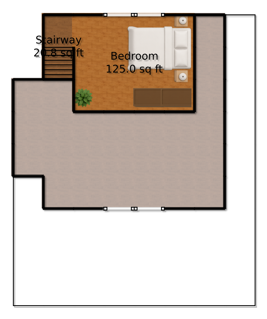Lofted Floor